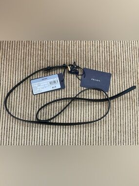 Prada Cintura Saffiano leather women’s belt 85cm gold buckle